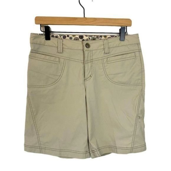 Athleta Pants - Women's Athleta Dipper Bermuda Shorts Size 8 Tan Khaki